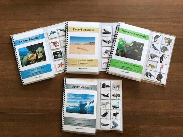 Animal Habitats Adapted Books for Special Education - Fully Prepped