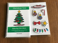 Christmas Adapted Books Following Directions + Sequencing for Special Ed - Fully Prepped