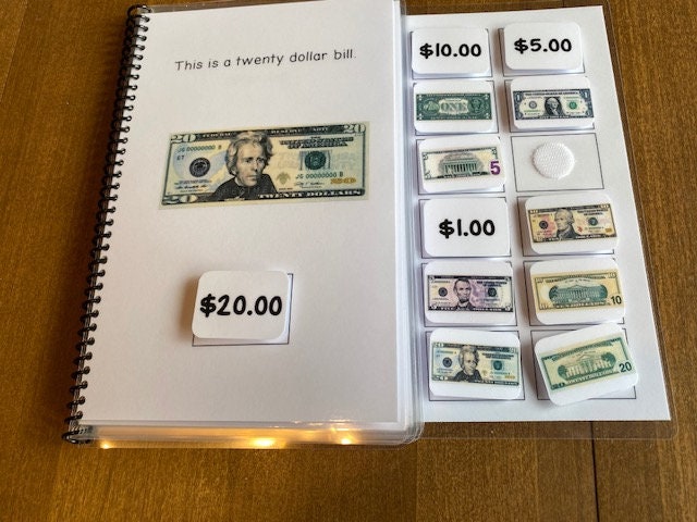 Money Bills/Coins ID adapted books for special education - Fully Prepped