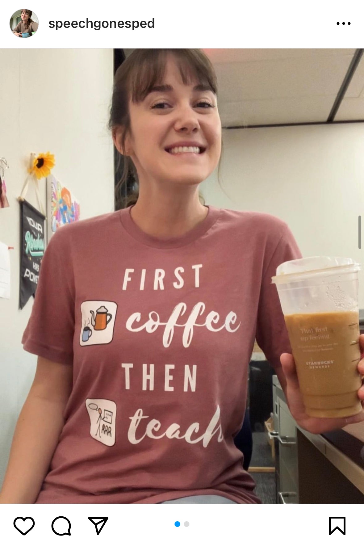First Coffee Then Teach Teacher Tee / Special Education Teacher Tee