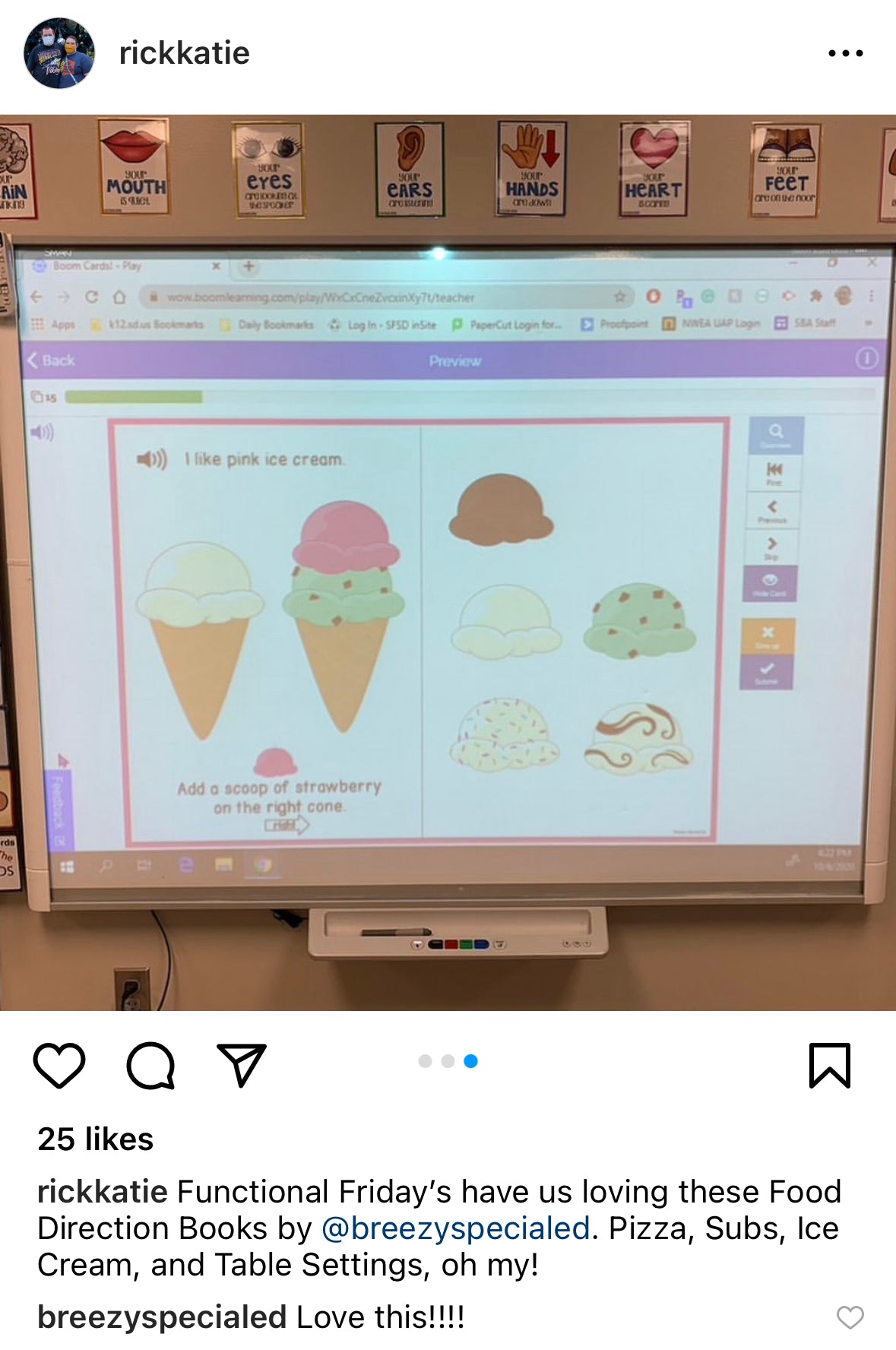 Digital Interactive Books - Food Directions - on Boom Cards™