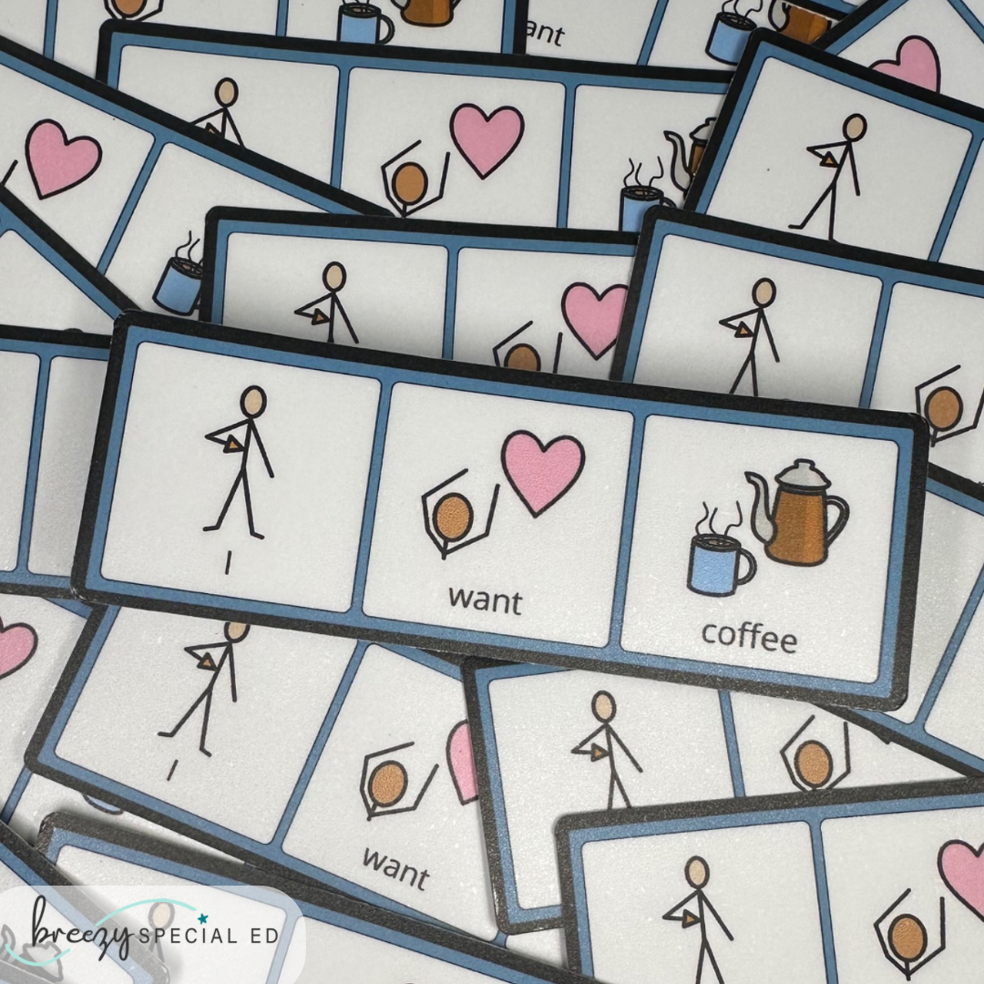 I want coffee | Symbols | PCS | AAC | Teacher Sticker | Special Educat