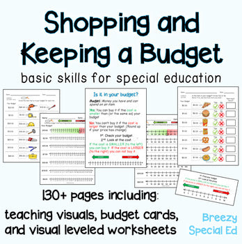 Budget Worksheets - Do you have Enough Money? Life Skill Math for Special Ed