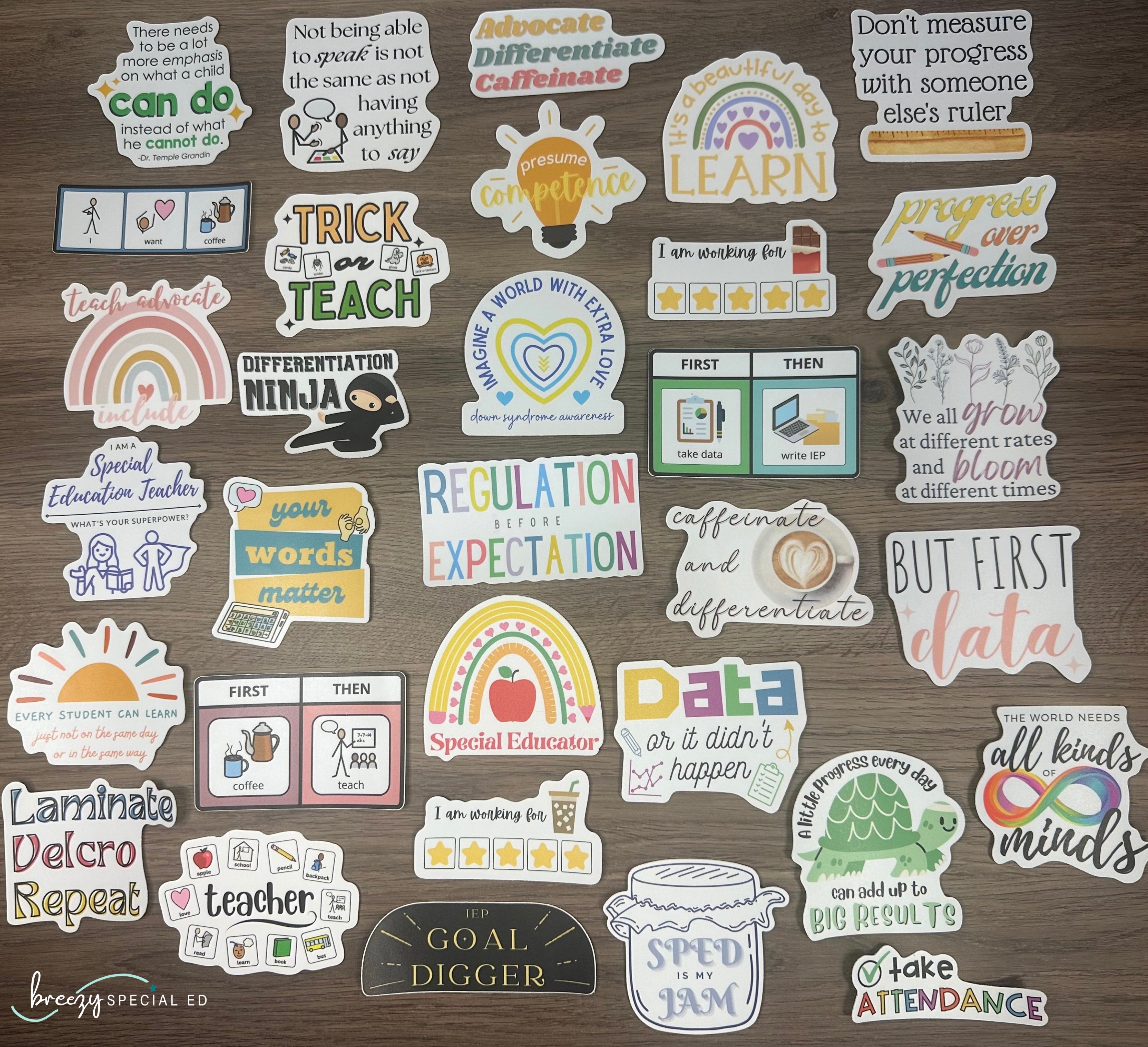 Die Cut Teacher Stickers – Page 4 – Breezy Special Ed