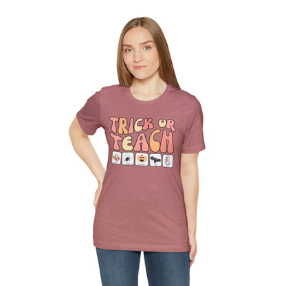 Trick or Teach with symbols | Special Education Teacher Tee