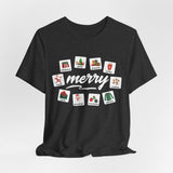 Merry Christmas tee with AAC | Special Education Teacher & Speech Pathologist Shirt