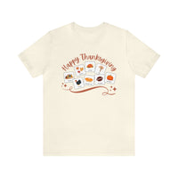 Happy Thanksgiving with symbols | Special Education Teacher Tee | ABA | Speech Therapist Tshirt