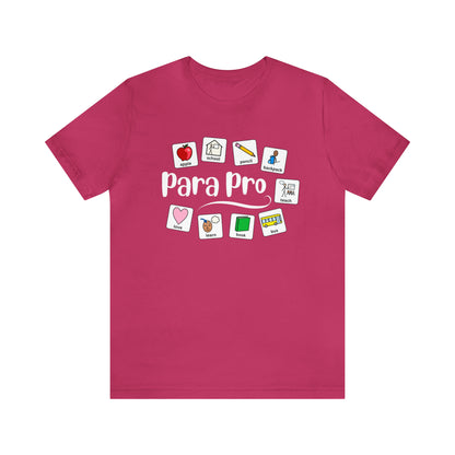 Para Professional | Back to School Symbols | Special Education Teacher Aide Tee