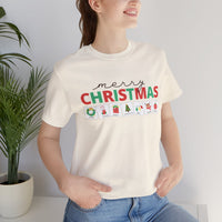 Christmas Symbols Unisex Tee | Special Education Teacher & Speech Pathologist Shirt