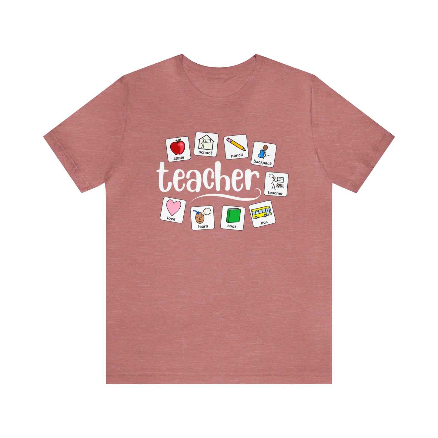 Teacher | Back to School Symbols | Special Education Teacher Tee