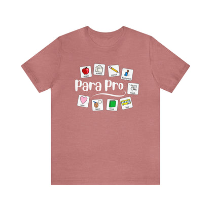 Para Professional | Back to School Symbols | Special Education Teacher Aide Tee