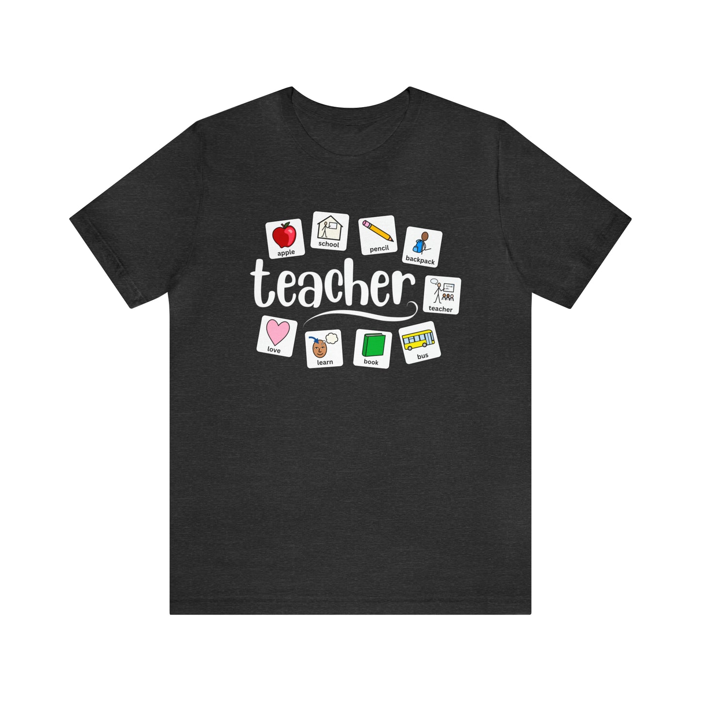 Teacher | Back to School Symbols | Special Education Teacher Tee