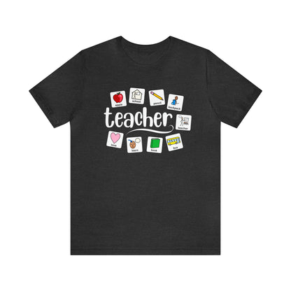 Teacher | Back to School Symbols | Special Education Teacher Tee