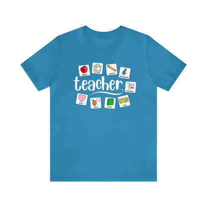 Teacher | Back to School Symbols | Special Education Teacher Tee