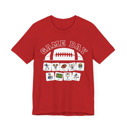 Football Game Day T-shirt Special Education | Symbols | Teacher Coach Tshirt