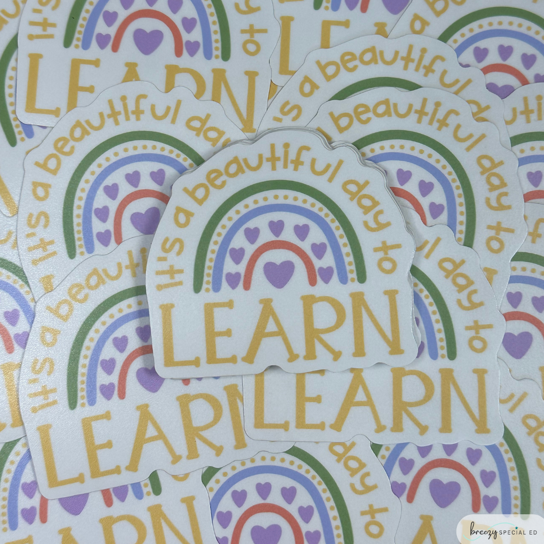 Special Education Teacher Die Cut Sticker Bundle of 4 (the FOURTH mini bundle)