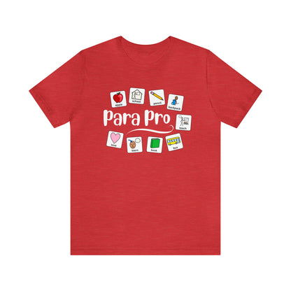 Para Professional | Back to School Symbols | Special Education Teacher Aide Tee