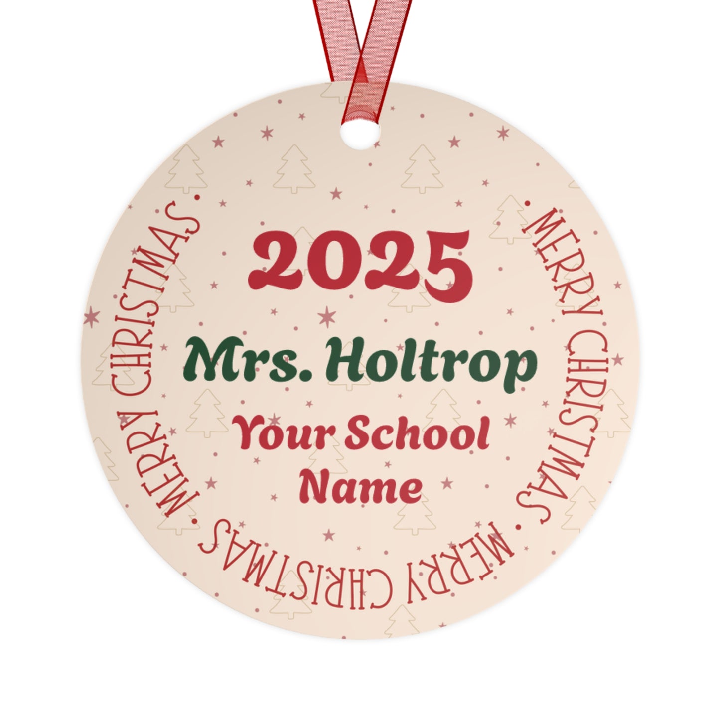 PERSONALIZED Special Education Ornament with PECS symbol cards for students or teachers
