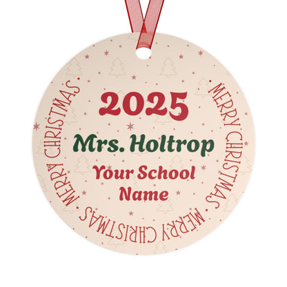 PERSONALIZED Special Education Ornament with PECS symbol cards for students or teachers