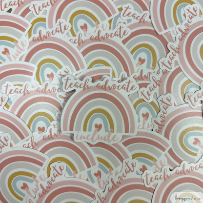 Special Education Teacher Die Cut Sticker Bundle of 4 (the FOURTH mini bundle)
