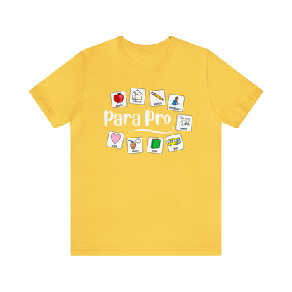 Para Professional | Back to School Symbols | Special Education Teacher Aide Tee