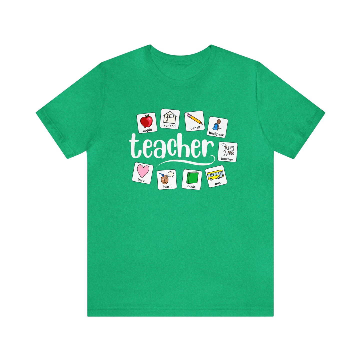 Teacher | Back to School Symbols | Special Education Teacher Tee