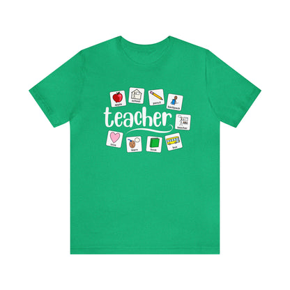 Teacher | Back to School Symbols | Special Education Teacher Tee