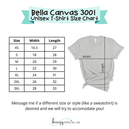 Candy Heart PCS Symbol Special Education Teacher Tee