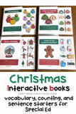 Christmas Interactive Adapted Books for Special Education Set 3