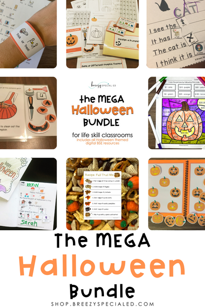 The Mega Halloween Bundle for Special Education