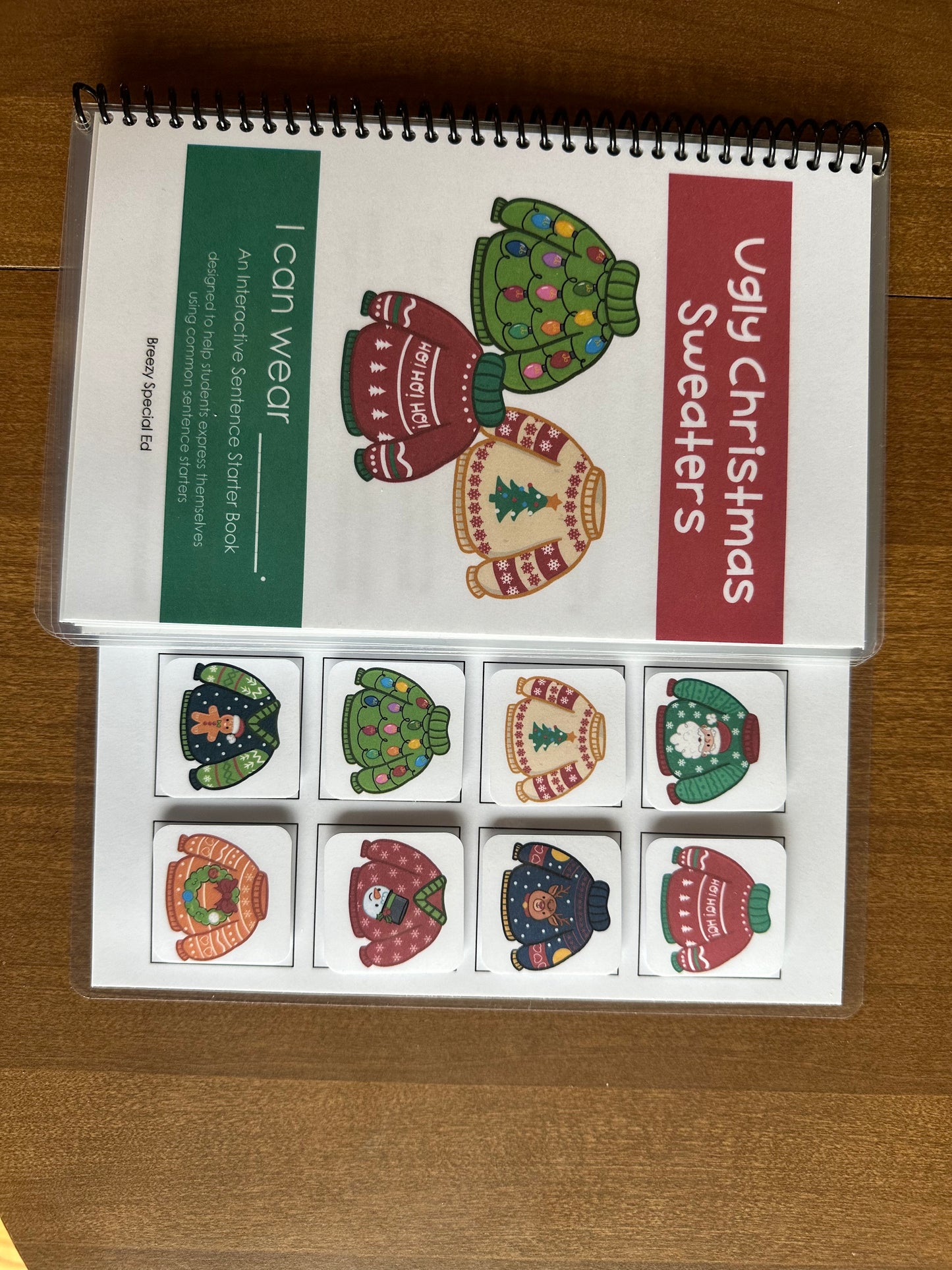 Fully Prepped Christmas Interactive Adapted Books for Special Education Set 3