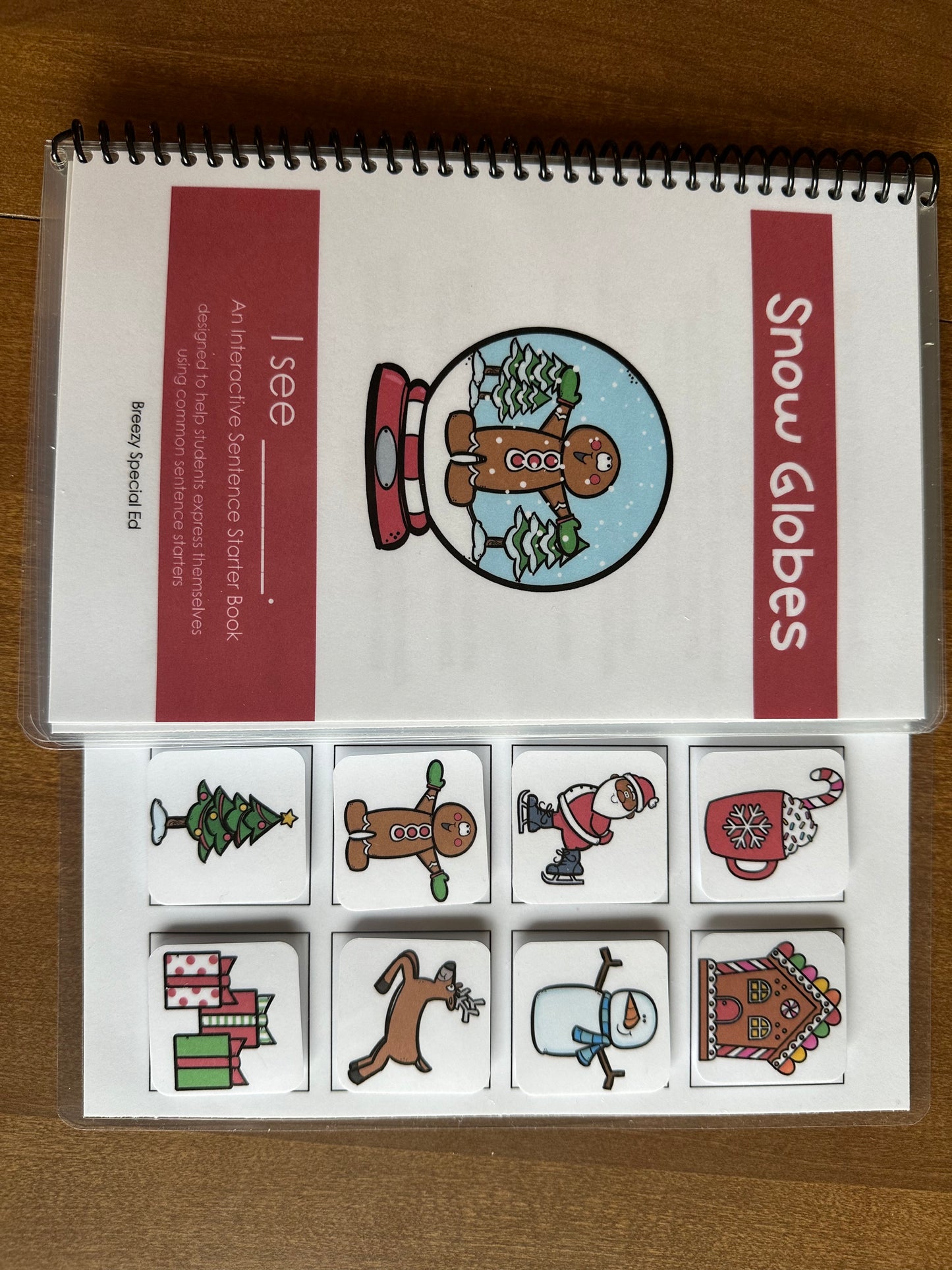 Fully Prepped Christmas Interactive Adapted Books for Special Education Set 3