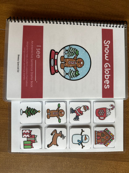 Fully Prepped Christmas Interactive Adapted Books for Special Education Set 3