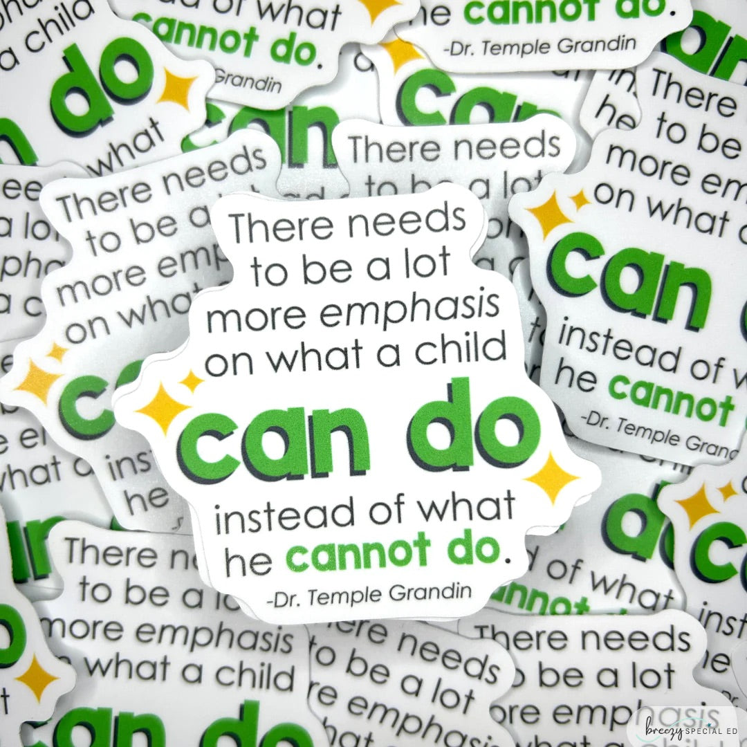 Special Education Teacher Die Cut Sticker Bundle of 4 (the THIRD mini bundle)
