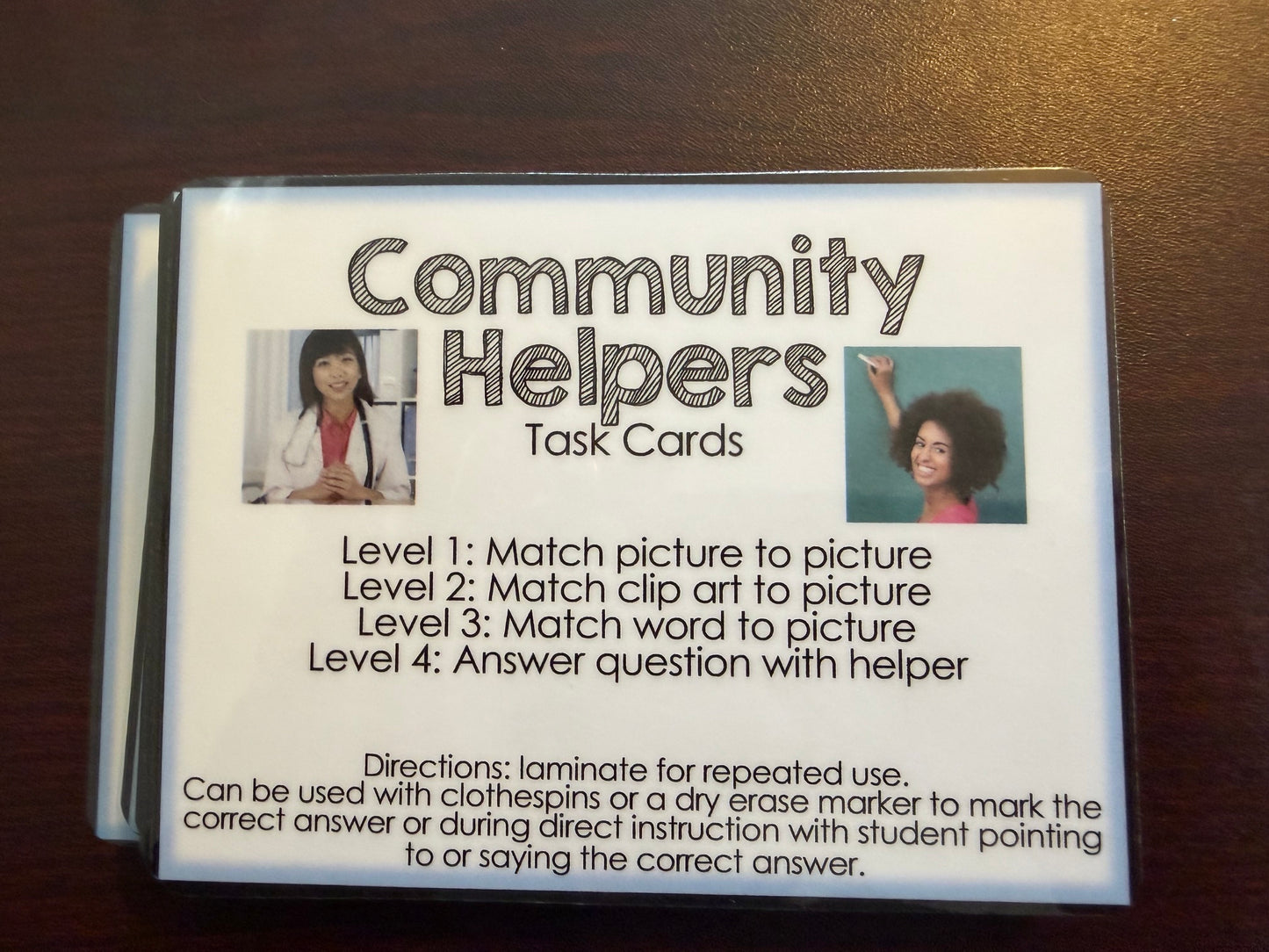 Community Helpers Adapted Book & Activities BUNDLE for Special Education