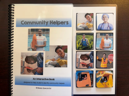 Community Helpers Adapted Book & Activities BUNDLE for Special Education