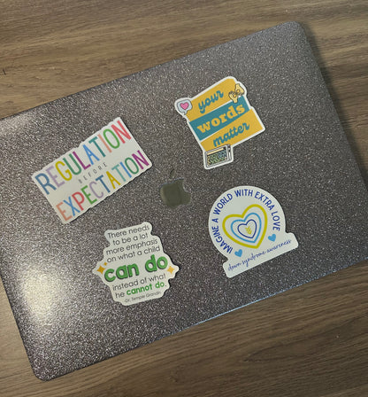 Special Education Teacher Die Cut Sticker Bundle of 4 (the THIRD mini bundle)