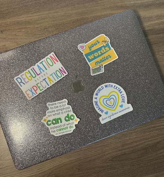 Special Education Teacher Die Cut Sticker Bundle of 4 (the THIRD mini bundle)