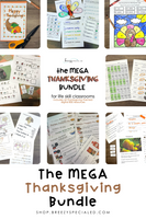 The Mega Thanksgiving Bundle for Special Education