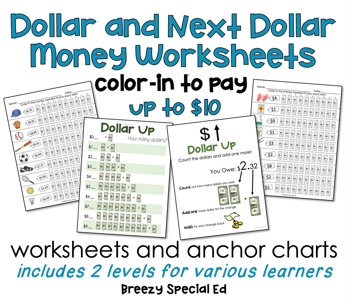 Special Education Next Dollar Up Money Color In Worksheets Up To 10 special-education-next-dollar-up-money-color-in-worksheets-up-to-10