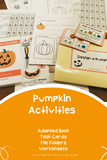 Pumpkin Jack-O-Lantern Adapted Book, Task Cards, and MORE Halloween Activities