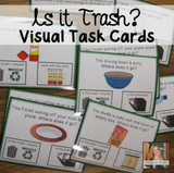 Trash or Not? Life Skill Visual Task Cards for Special Education