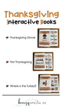 Thanksgiving Interactive Adapted Books for Special Education