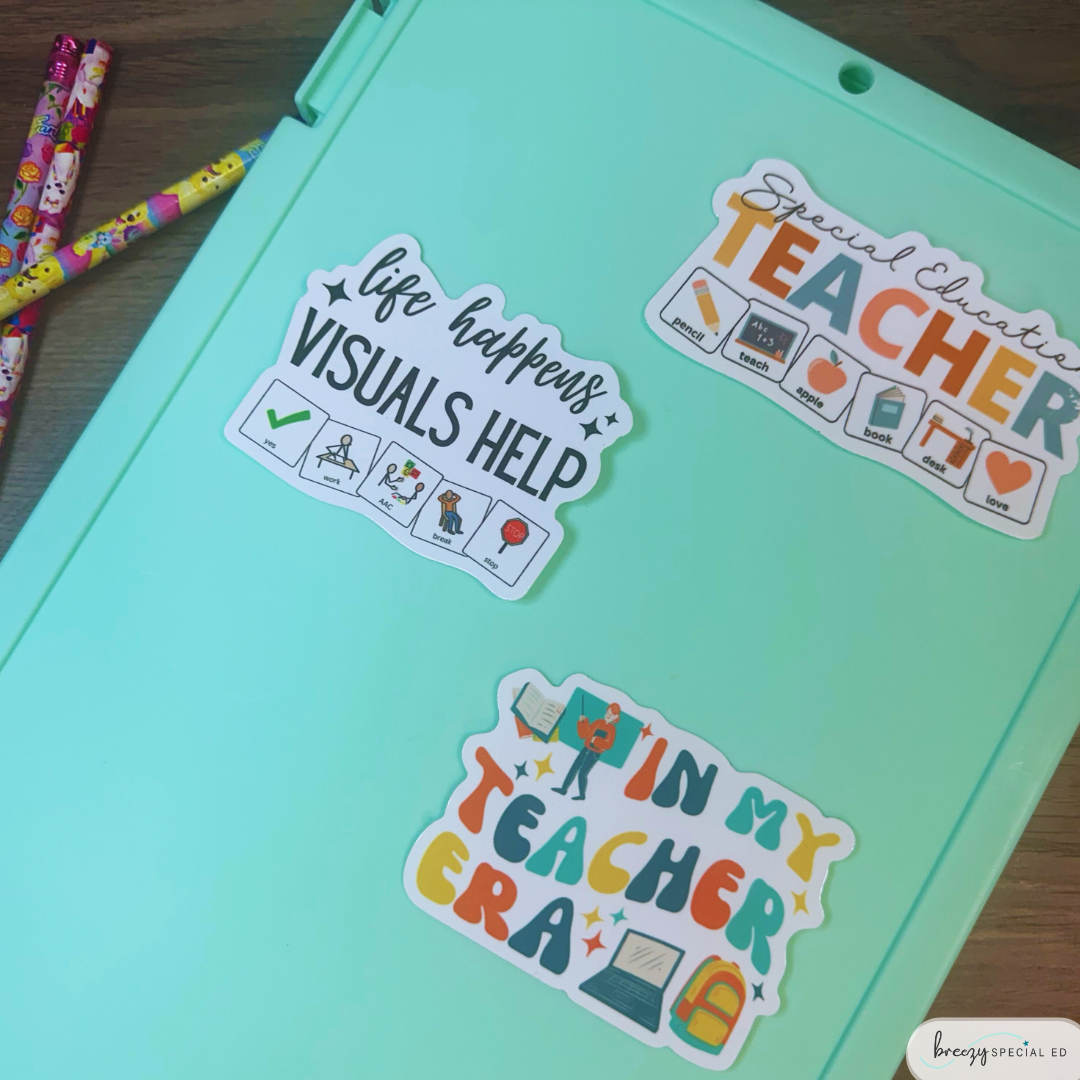 Educated Sticker Special Education Teacher Die Cut Sticker Bundle of 3 (2nd Bundle ...
