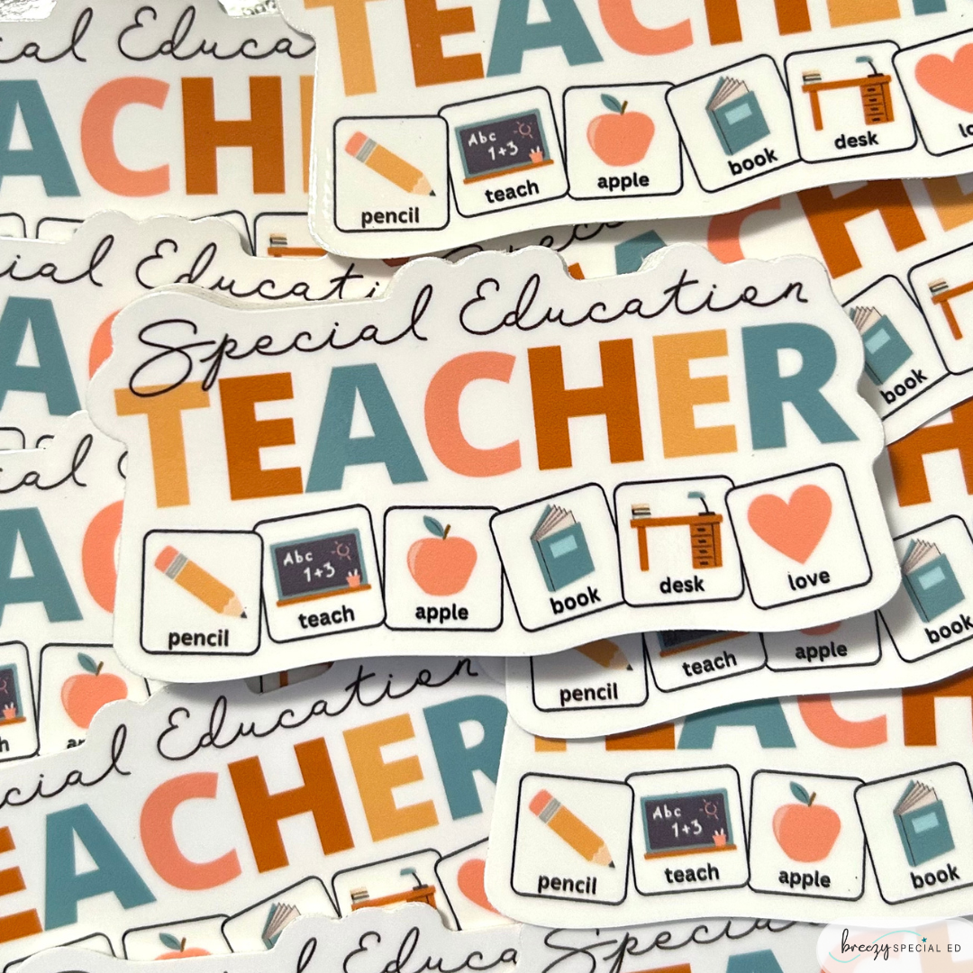 Special Education Teacher Die Cut Sticker Bundle of 3 (2nd Bundle)