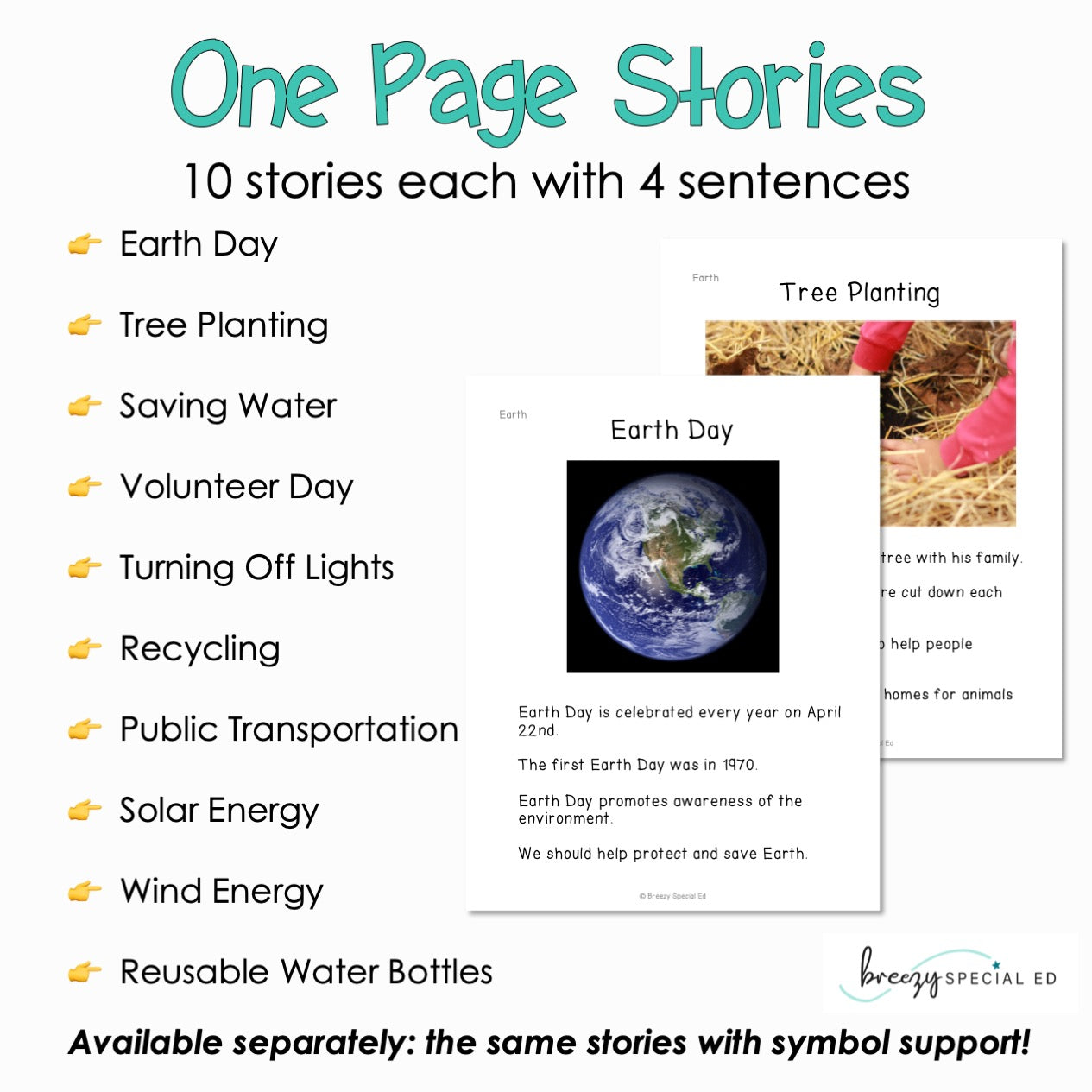 Earth - Easy Reading Comprehension for Special Education