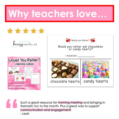 Would You Rather? Valentine Questions + Journal Prompts