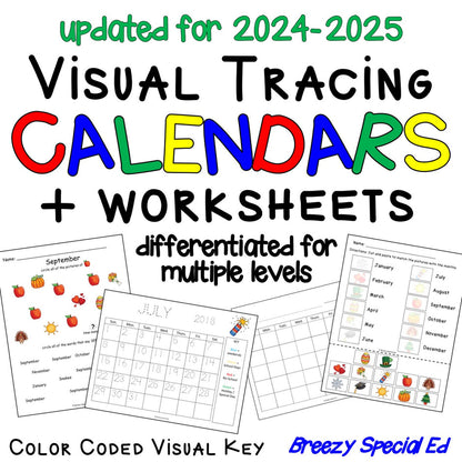 Digital and Bulletin Board Calendar Time BUNDLE
