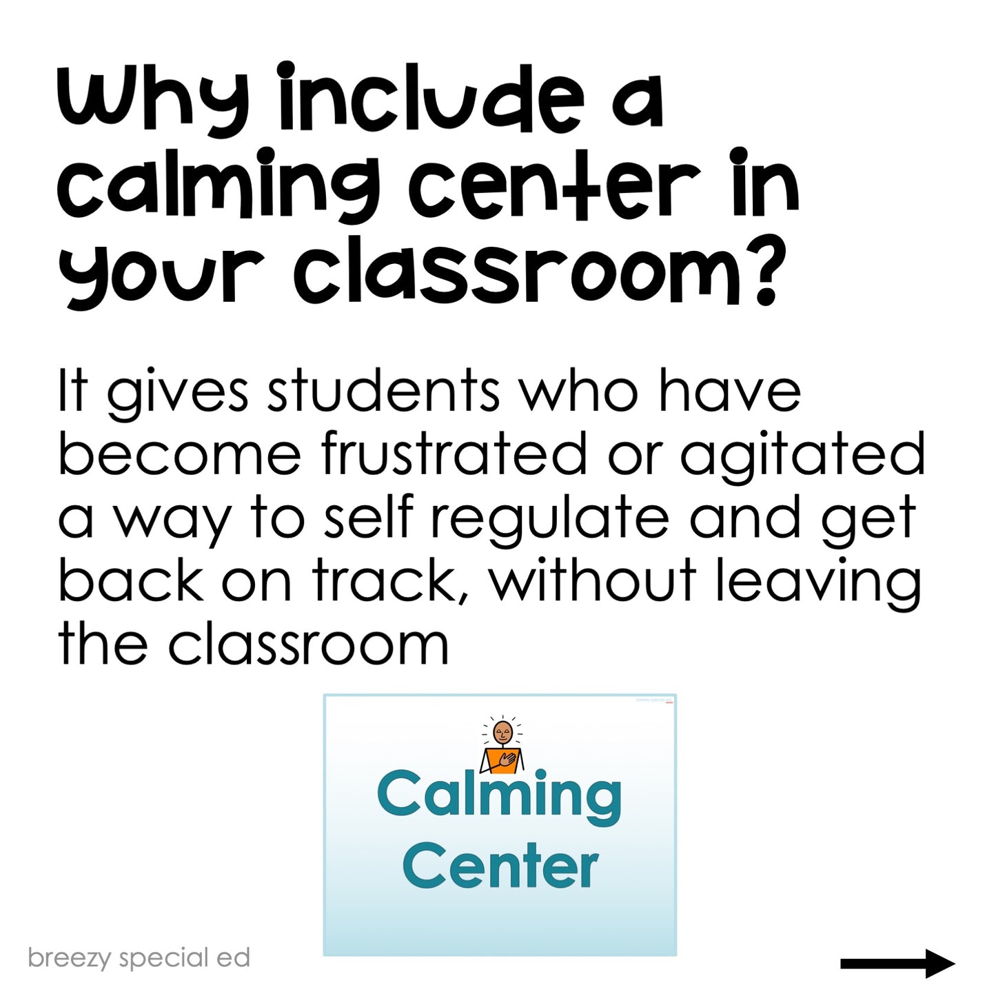 Calm Down Center Visuals for Deep Breathing and Sensory Regulation