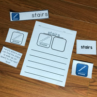 Special education materials with community signs journals